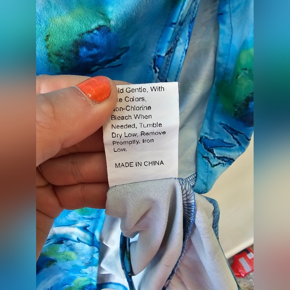 Dolphin Bikini/Beach Cover Dress - Picture 2 of 12